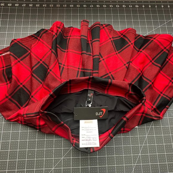 NWT DJT FASHION Women's Casual Pleated Mini Skater Skirt with Shorts - Picture 4 of 7